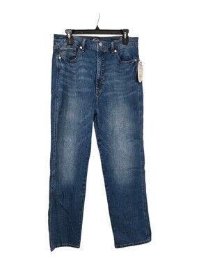 NWT Scoop High Rise Stovepipe Blue Jeans Legacy Stretch Denim Size 12